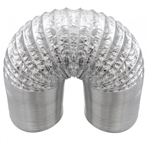 Alu PVC 405 mm ventilační potrubí, 1 m