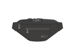 AC Infinity Smell proof belt bag, black, with 900D nylon fabric and carbon filter lining