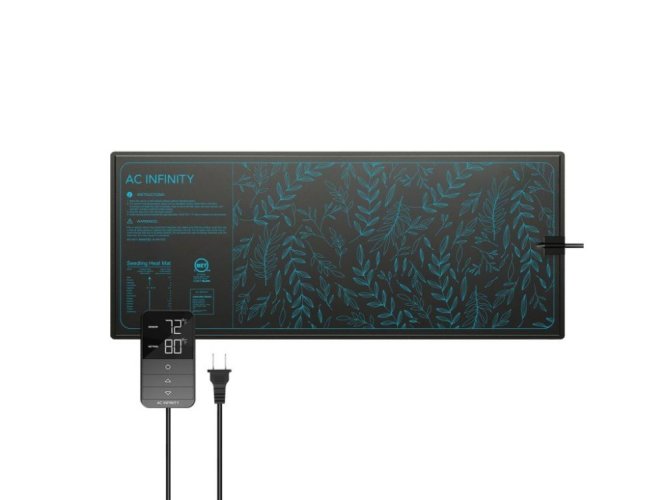 AC Infinity SUNCORE H7, Heating Mat for Seedlings with Digital Display Controller, 52.7cm x 121.9cm