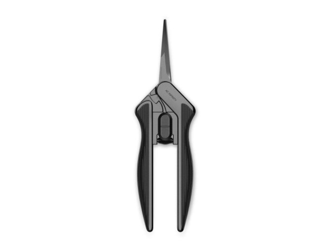 AC Infinity Stainless Steel Pruning Shear, Ergonomic Lightweight, 16.8cm straight blades