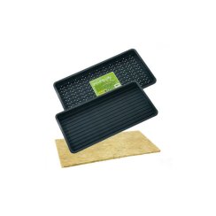 Základní set na pěstování microgreens, rockwool Grodan