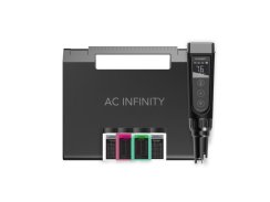 AC Infinity Hydroponic Meter PRO Kit, All-in-One Pen, pH, EC, TDS, Temp, Acidity, Alkalinity, Salinity, Interchangeable Probe