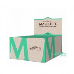 Mascotte papírky s filtry Organic Hemp KS Slim Combi, BOX 24 ks