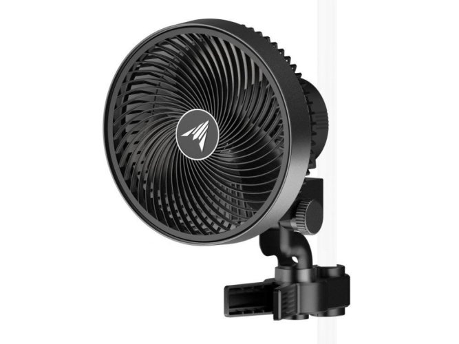 AC Infinity CLOUDRAY S6, Grow Tent Clip Fan 150mm, EC Motor, Automatic Oscillation, 10-Stage Dynamic Wind Modes and Fan Speeds