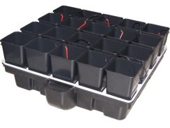 Platinium Hydro Star 100x100 s 20 květináči