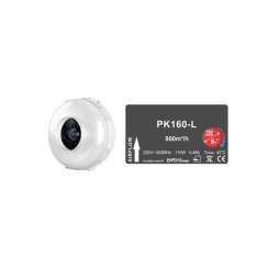 Prima Klima PK160-L 160 mm - 800 m3/h, jednorychlostní ventilátor