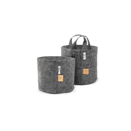 Root Pouch Grey květináč textilní 28x26 cm - 16 l