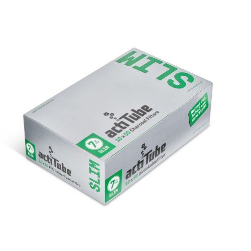 ActiTube Slim 7mm uhlíkové filtry, BOX 10x50 ks