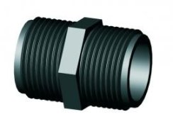 Irritec PP spojka 2x vnější závit 1“