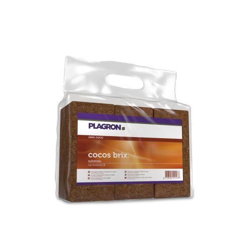 Plagron Cocos Brix 9 l, dehydrovaný kokos briketa 1 ks