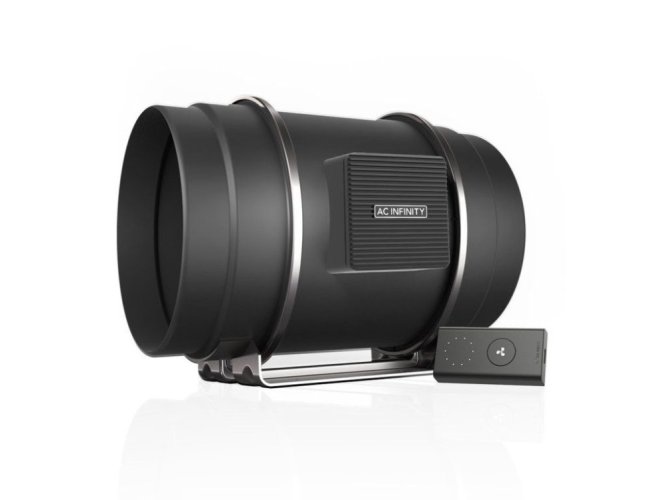 AC Infinity CLOUDLINE S8, Quiet Inline Fan System with Speed Controller, 200mm