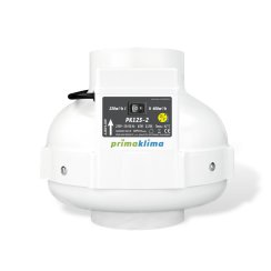 Prima Klima ventilátor PK125-2 125 mm - 220/420 m3/h, 2-rychlostní
