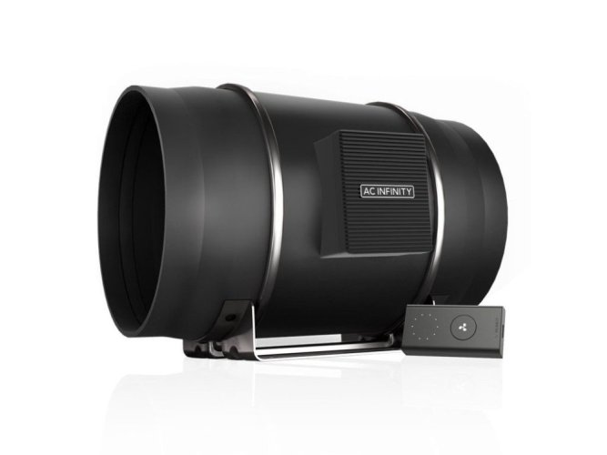 AC Infinity CLOUDLINE S12, Quiet Inline Fan System with Speed Controller, 300mm