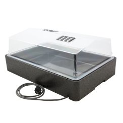 HGA Garden Propagator 64/50, skleník, tvrdý plast, vyhřívaný, 60x40x25 cm