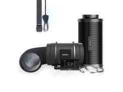 AC Infinity Air Filter Set AI+ PRO 200mm, Inline Duct Fan With AI+ Controller and Activated Charcoal Filter