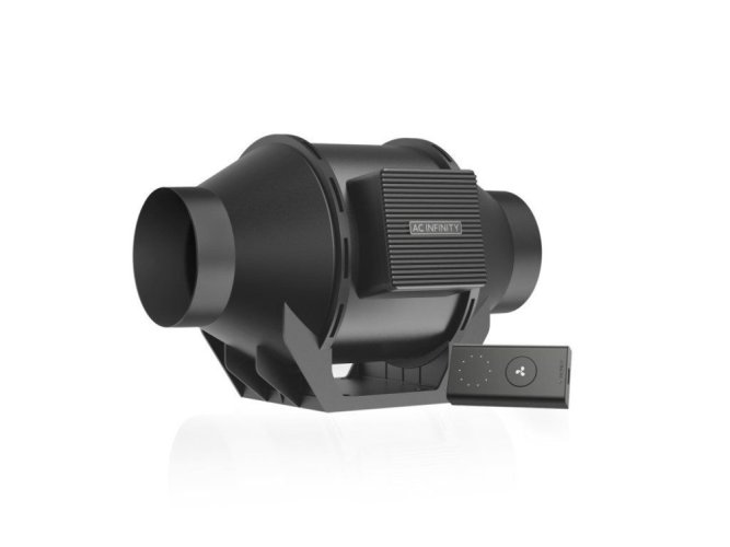 AC Infinity CLOUDLINE A4, Quiet Inline Fan with Speed Controller, 100mm