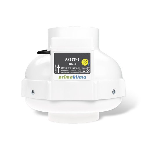 Prima Klima ventilátor PK125-L 125 mm - 360 m3/h, 1-rychlostní
