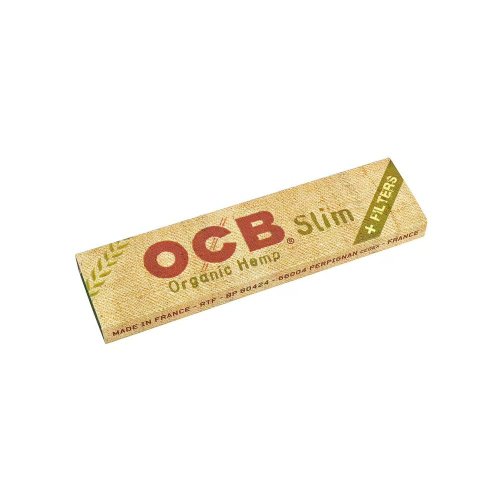 OCB papírky s filtry Organic Hemp Slim, BOX 32 ks