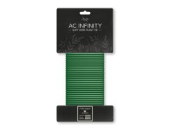 AC Infinity Soft Twist Ties, Thick Rubberized Texture, 10m