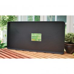 Garland podmiska plast Giant Garden Tray Black 110x55x5 cm