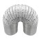 Alu PVC 125 mm ventilační potrubí, 1m