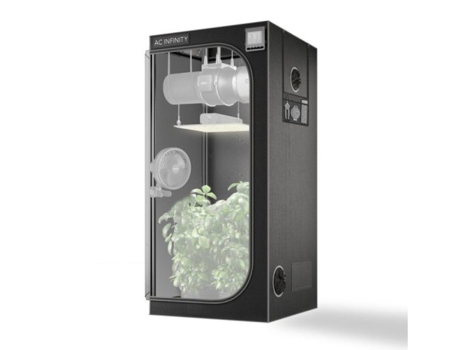 AC Infinity CLOUDLAB 722, Advance Grow Tent, 2000D Diamond Mylar Canvas, 60x60x180cm