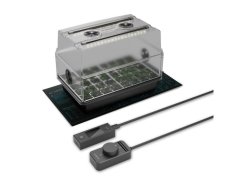 AC Infinity Heavy-Duty Humidity Dome, Includes Height Extension Kit with LED Lighting 20W, 20.3x12.7cm