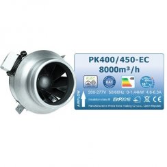 Prima Klima ventilátor Blueline PK400/450-EC - 8000 m3/h, EC motor