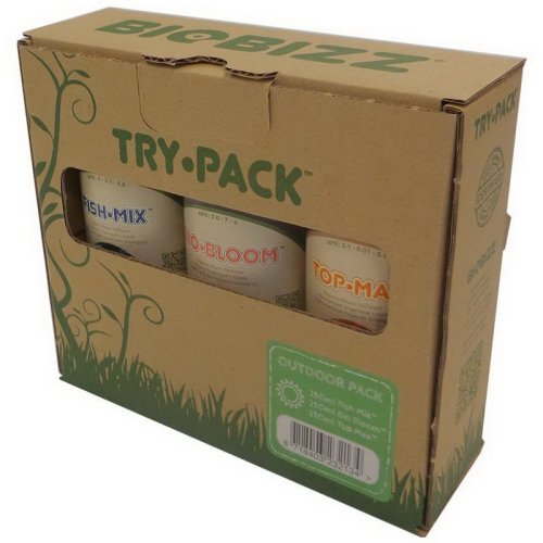Biobizz Try Pack Outdoor 750 ml, sada hnojiv