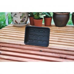 Garland podmiska plast Mini Garden Tray Black 23x17x6 cm