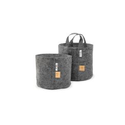 Root Pouch Grey květináč textilní 50x40 cm - 78 l
