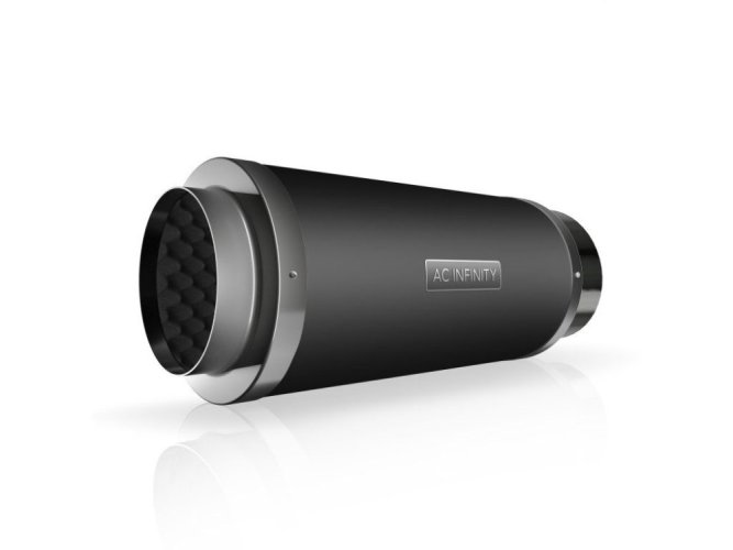 AC Infinity Inline Duct Silencer - 200mm