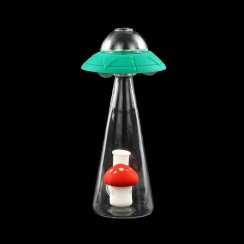 Urban Silicone Glass UFO Bong 18 cm (Glow)