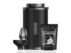 AC Infinity Refillable Carbon Filter Kit, with charcoal refill, 200mm