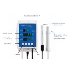 Bluelab Guardian Monitor Wifi pH/EC/teplota, pH monitor