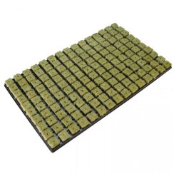 Grodan 25x25x40 mm, sadbovací kostky s dírou a sadbovačem 150 ks, BOX 18 KS