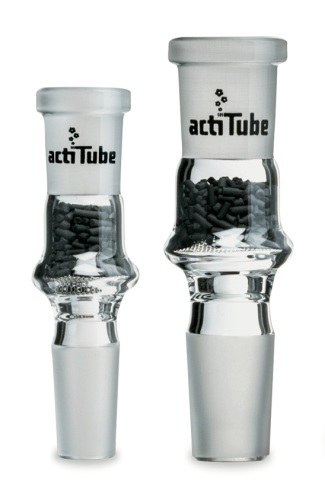 ActiTube Skleněný nástavec na aktivní uhlí Zábrus 18.8mm