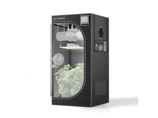 AC Infinity CLOUDLAB 422, Advance Grow Tent, 2000D Diamond Mylar Canvas, 60x60x120cm