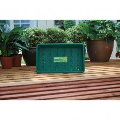 Garland podmiska plast Seed Tray Green s drenáží 37.5x23x6 cm