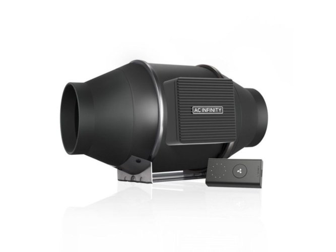 AC Infinity CLOUDLINE S4, Quiet Inline Fan System with Speed Controller, 100mm